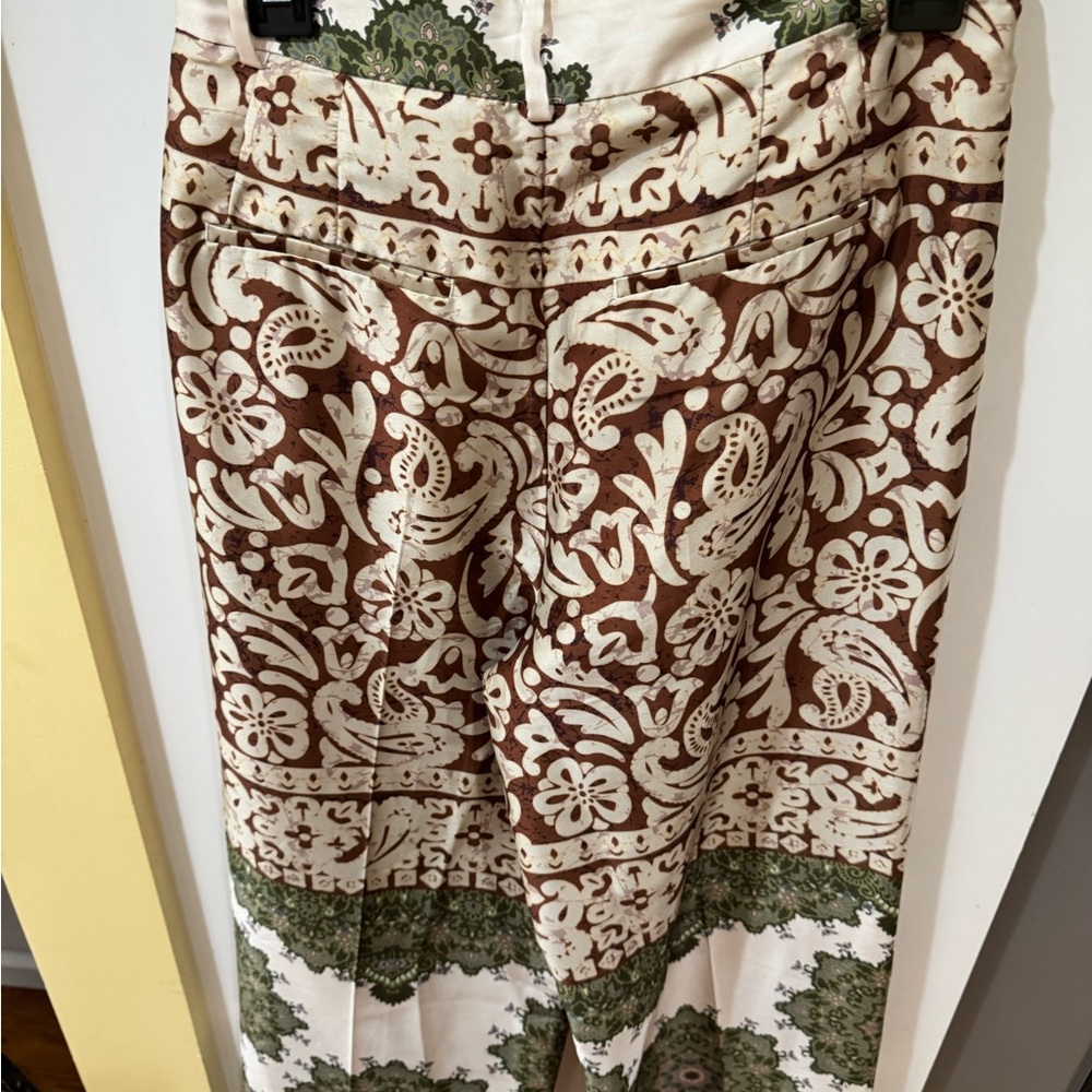 Zara Multicolor Paisley and Floral Fabric Pants - Picture 2 of 7